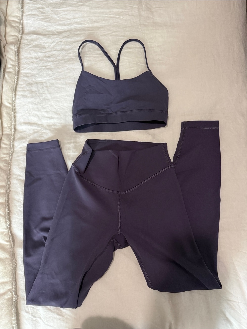 Lululemon Purple Matching Set Size 4
